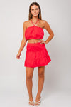 Hot In Here Skirt in Coral