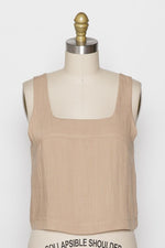 Going Up Tank Top in Brown