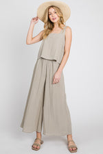 Going Up Tank Top in Pale Olive