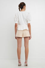 High Standards Shorts in Ivory