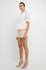 High Standards Shorts in Ivory