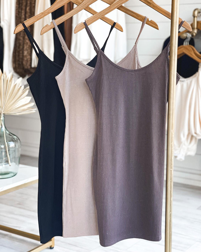 Basically Everything Dress in Taupe
