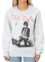 Bob Dylan Graphic Sweatshirt in Grey