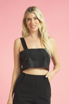 Shine For You Tank Top in Black