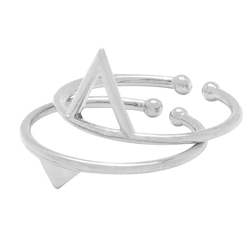 Up and Downs Ring Set - 2 Colors