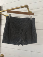 Join The Party Shorts in Black/Silver
